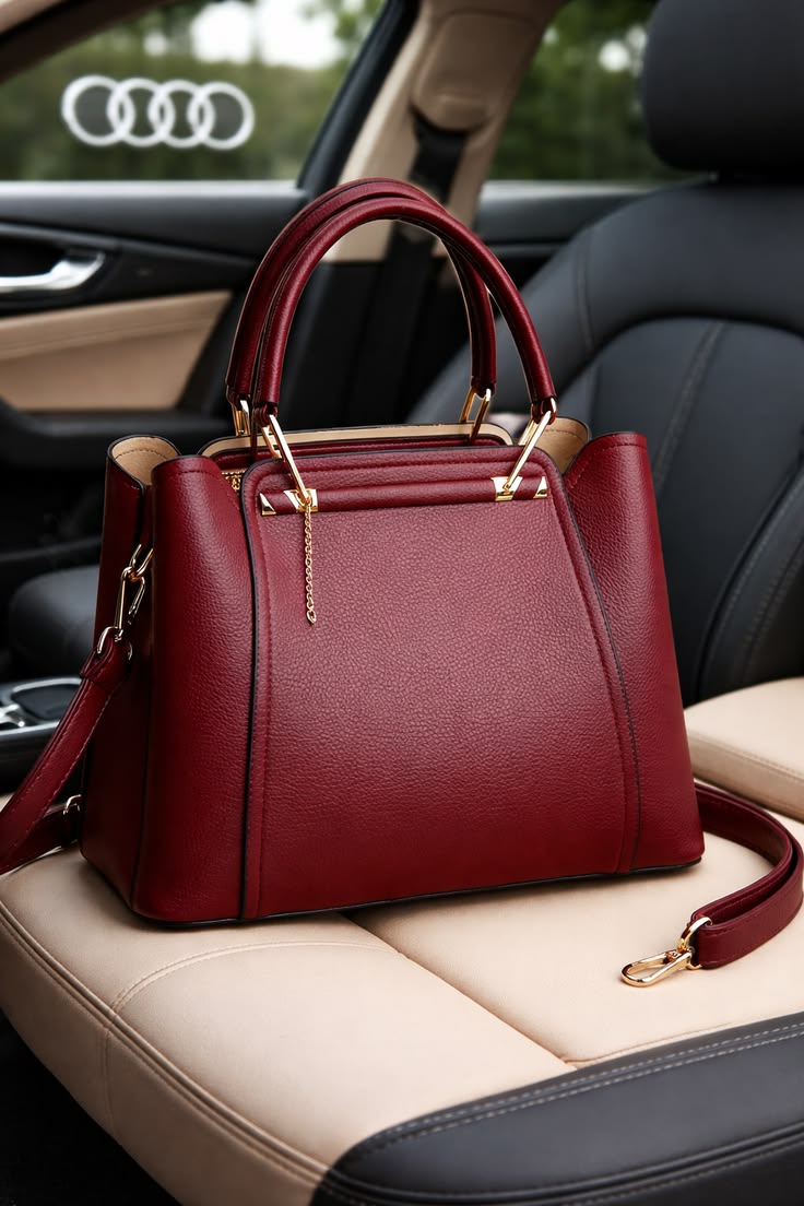 style Potli Burgundy Luxe Handbag